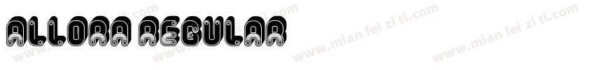 Allora Regular字体转换